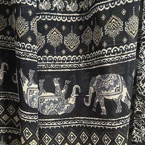 Bohemian Elephant Print Skirt